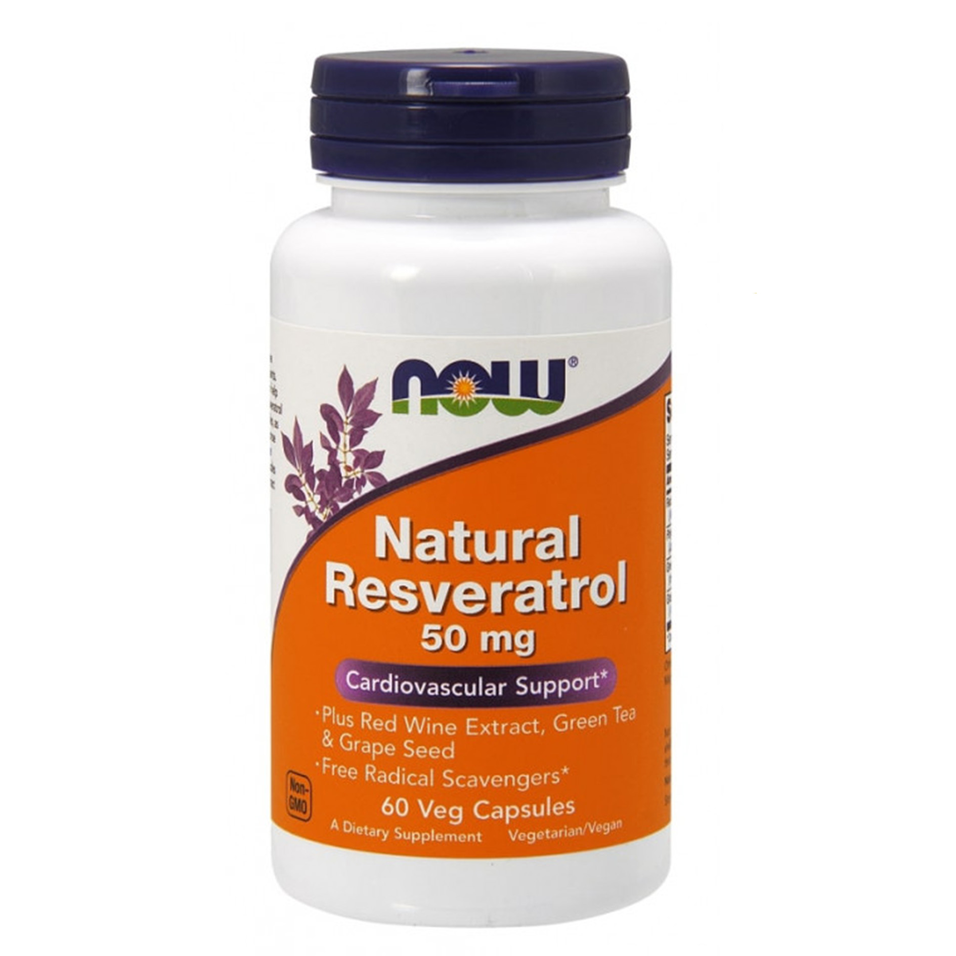 Ресвератрол Now Resveratrol 50 mg 60 капс