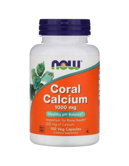 Кальций NOW Coral Calcium 1000mg 100 vcaps