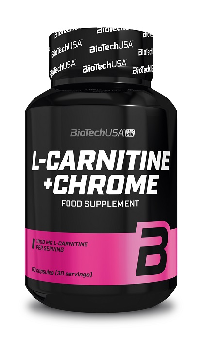 Л Карнитин BioTech  L Carnitine  Chromium  60 капс