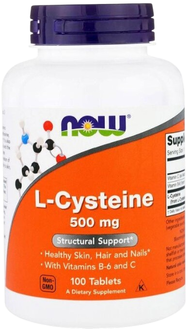 Цистеин Now Cysteine 500mg 100капс