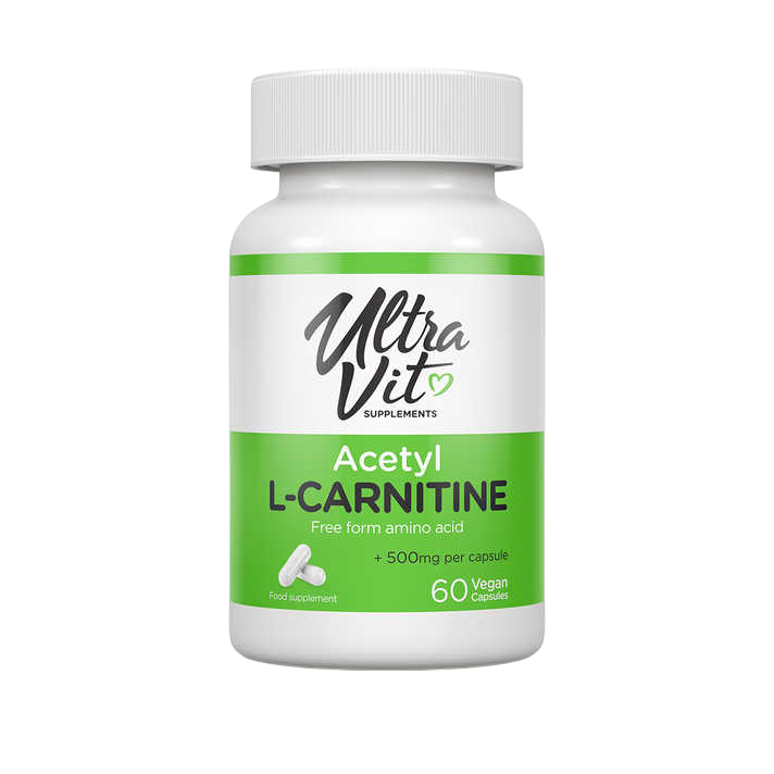 Ацетил Л карнитин UltraVit Acetyl L Carnitine 60 капс