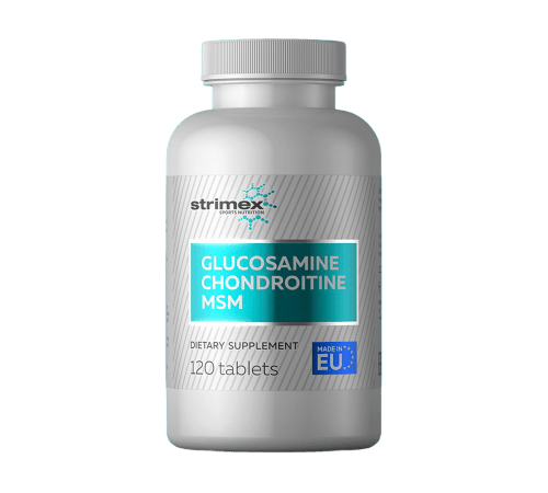 Глюкозамин Strimex Glucosamine Chondroitine MSM 120 таб