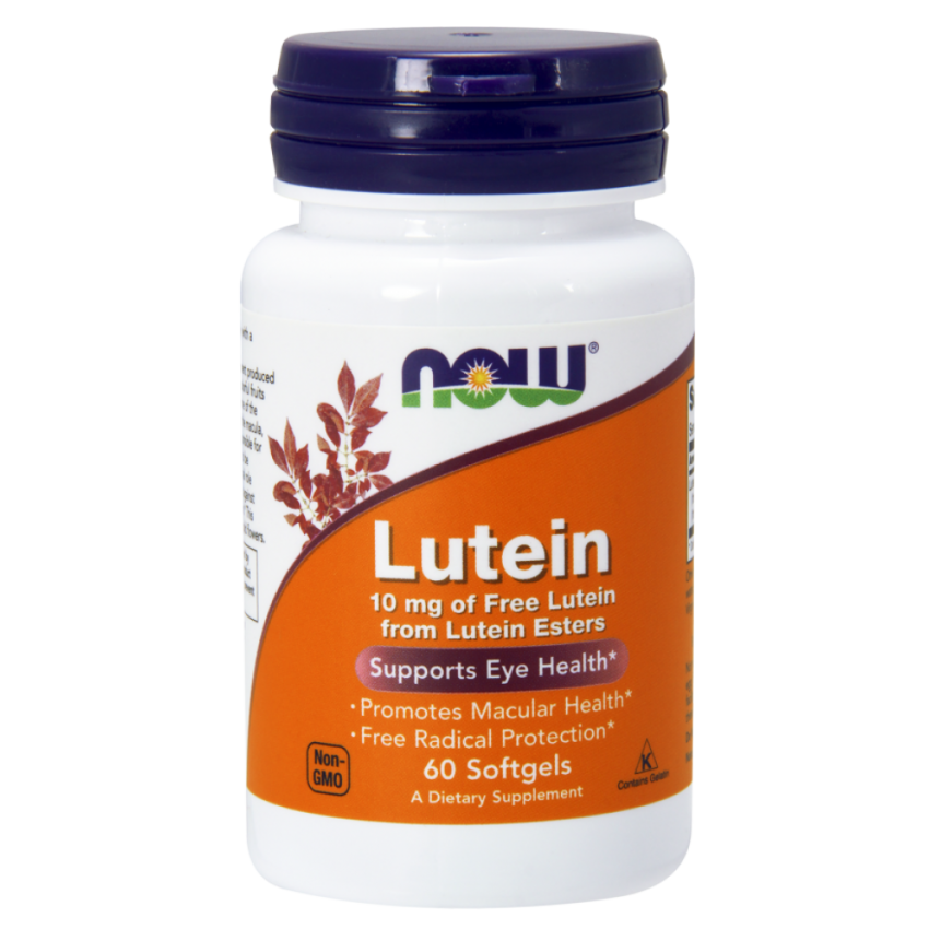 Лютеин Now Lutein 10mg 60 капс