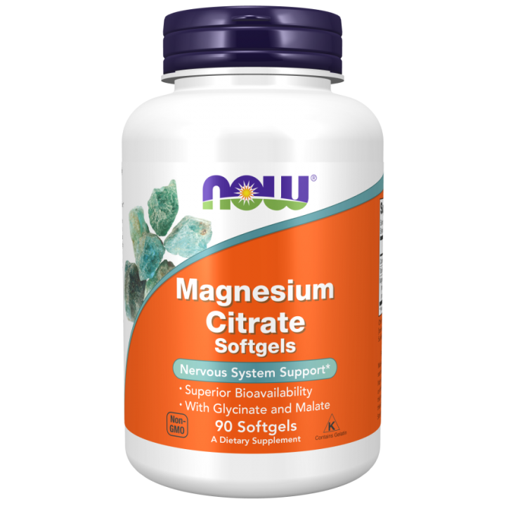 Магний Цитрат Now Magnesium Citrate Softgels 90 капс