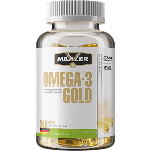 Омега 3 Maxler Omega-3 Gold 240 капс