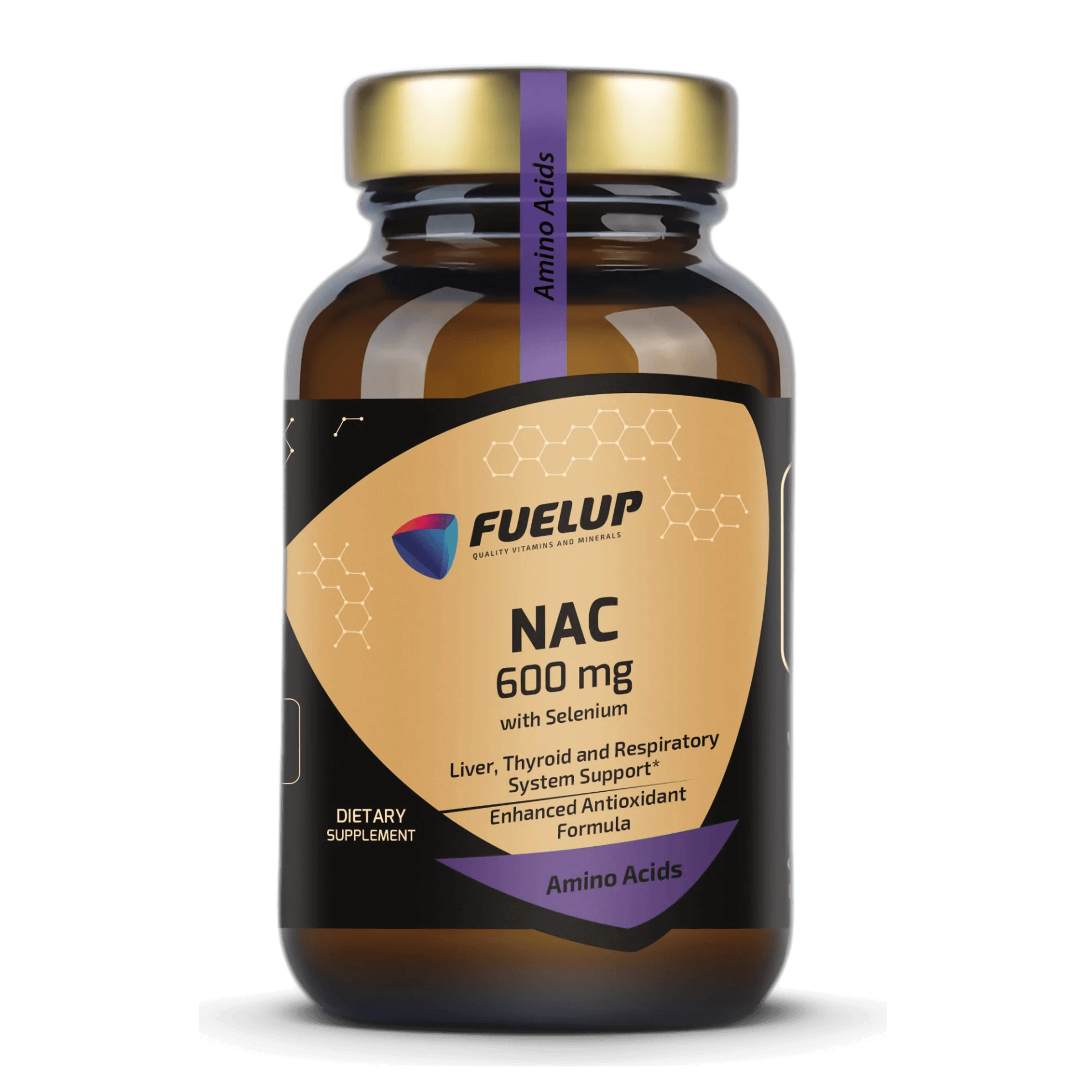 НАК с Селеном Fuel-Up NAC with Selenium 600 mg 60 вег.капс