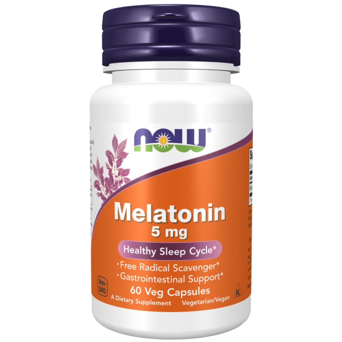 Мелатонин Now Melatonin 5mg 60 капс