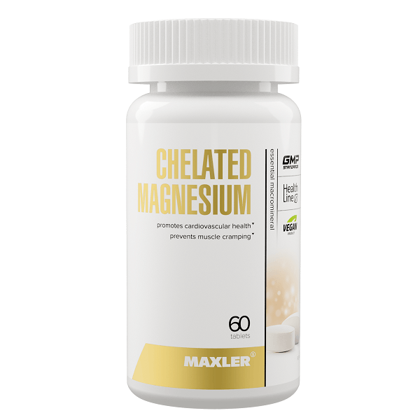 Магний Maxler Magnesium Chelated 60 tab