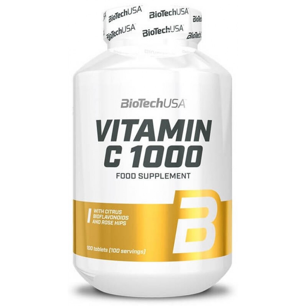 Витамин Ц BioTech Vitamin C 1000 mg 100 капс