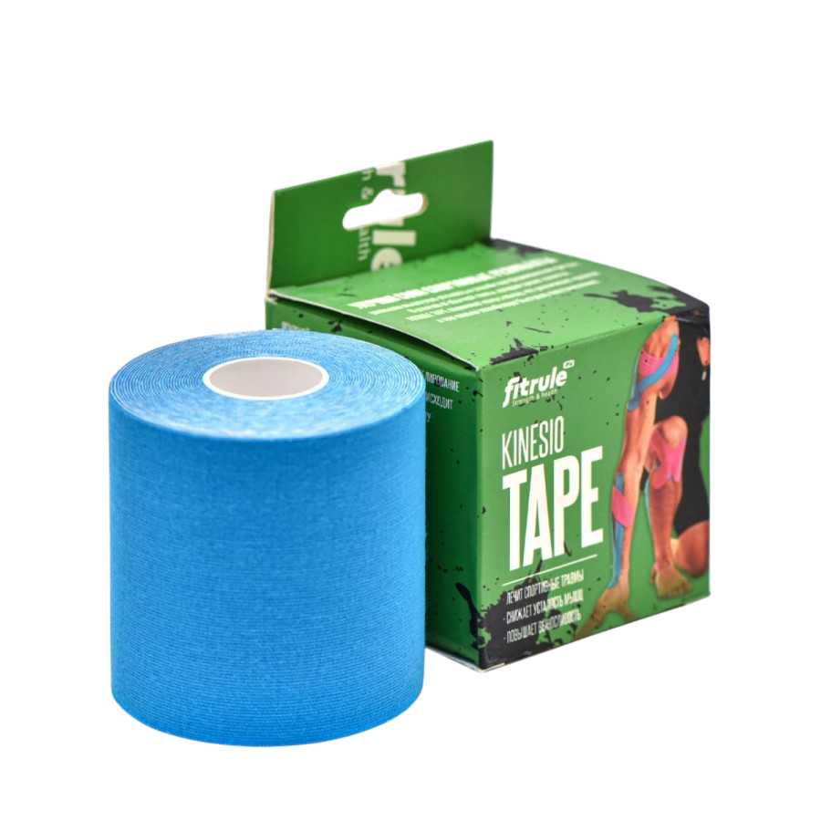 Кинезио Тейп Fitrule Tape 7,5 см х 5 м (Синий)