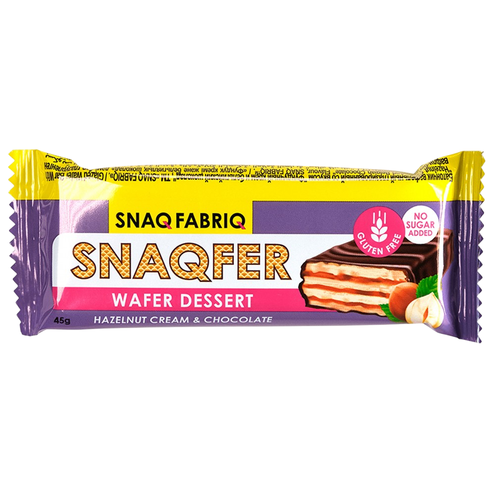 Батончик Вафельный Глаз. Snaq Fabriq 45г