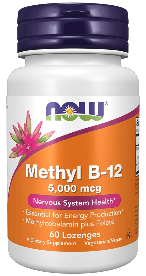 Витамин Б-12 Now Methyl B-12 5000mcg 60 loz