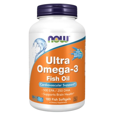 Омега 3 NOW Ultra Omega-3 500 EPA/250 DHA 180 гелевых капсул