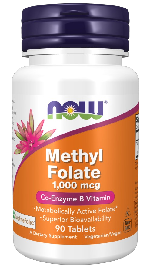 Метил Фолате Now Methyl Folate 90 таб