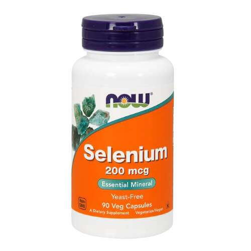 Селен NOW Selenium 200 mcg 90 Vcaps