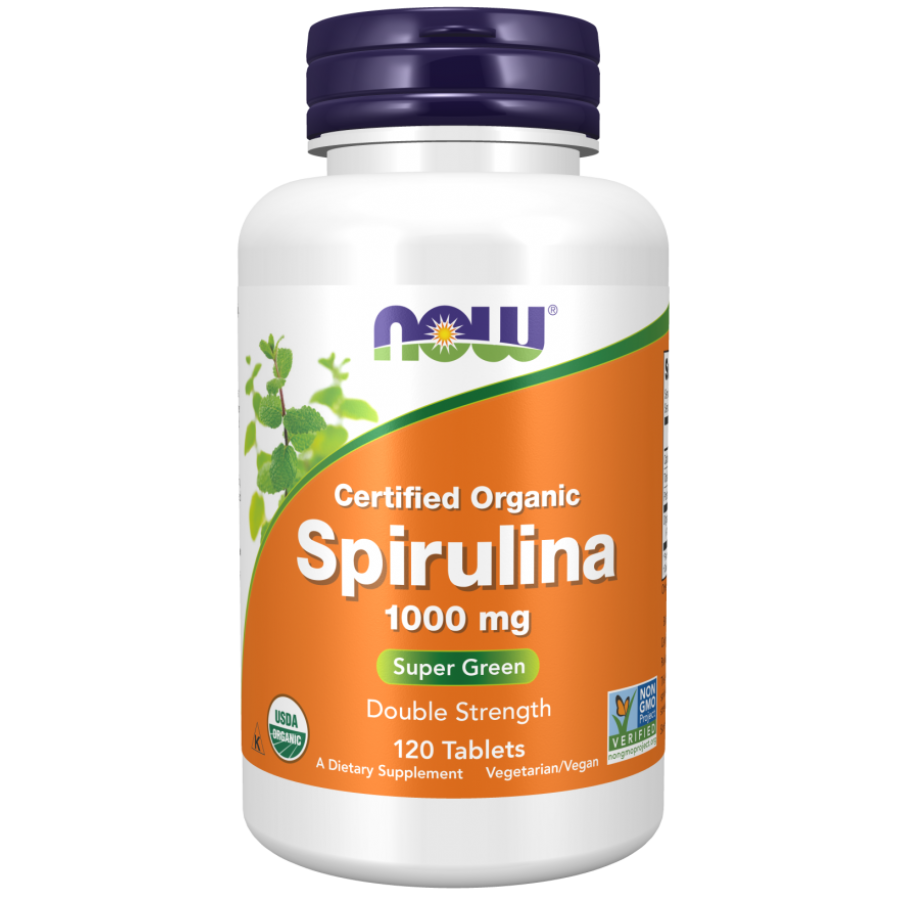 Спирулин Now Spirulina 1000mg 120 таб