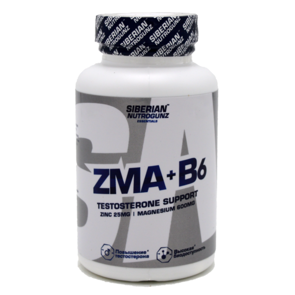 ЗМА Siberian Nutrogunz ZMA+B6 60 капс