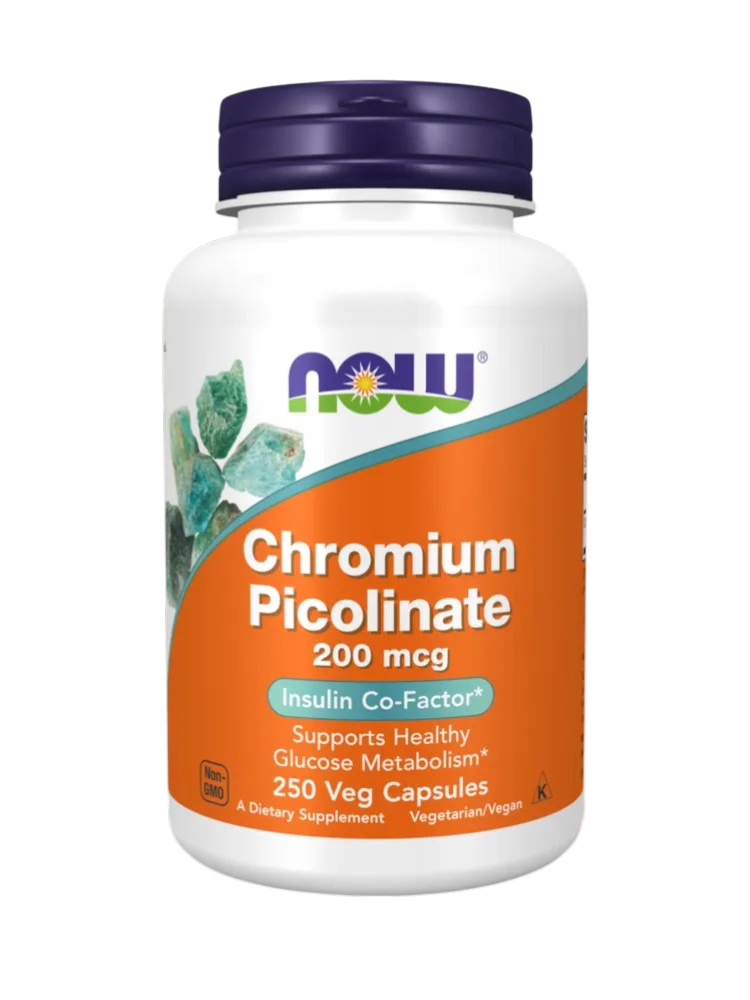 Хром Now Chromium Picolinate 200 мкг 250 вег.капс
