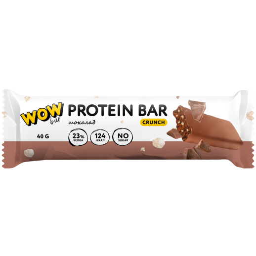 Батончик Wowbar Crunch Primecraft 40 гр Шоколад
