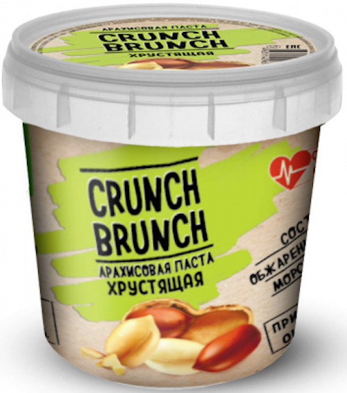 Crunch-Brunch Арахисовая паста 1000 г хрустящая