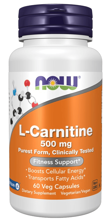 Л Карнитин Now L carnitine 500mg 60 капс