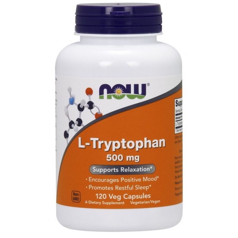Триптофан Now L-Tryptophan 500мг 120 капс