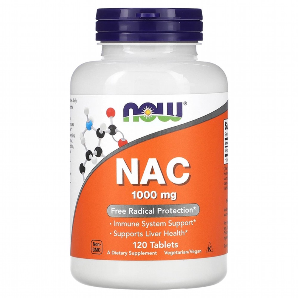 Нак Now Nac 1000 мг 120 капс