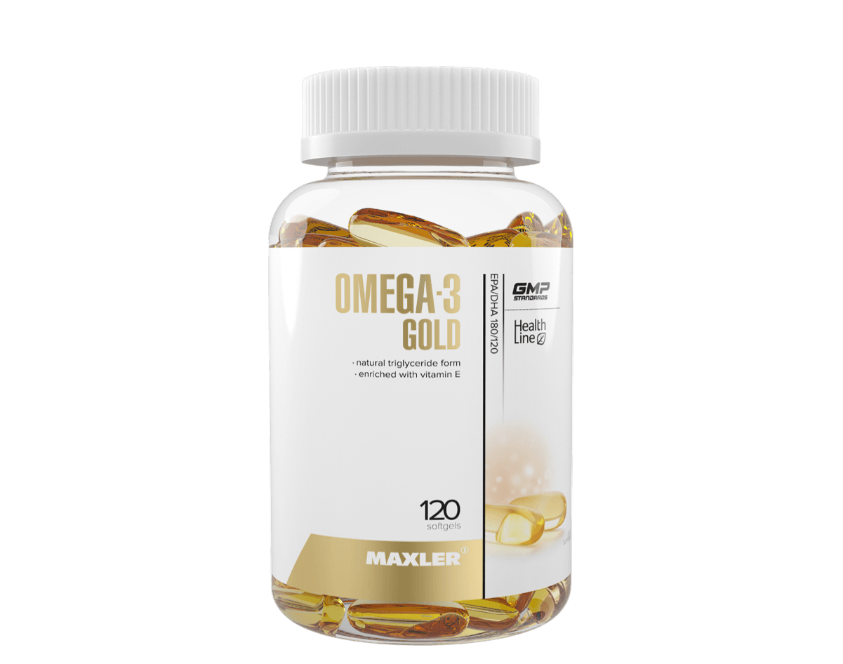 Омега 3 Maxler Omega 3 Gold 120 Капс