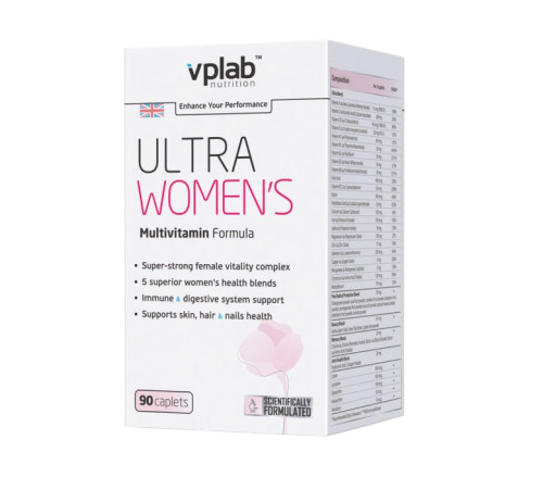 Витамины Женские VPLab Ultra Women's Multivitamin Formula 90 табл