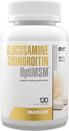 Глюкозамин Maxler Glucosamine Chondroitin OptiMSM 120 капс