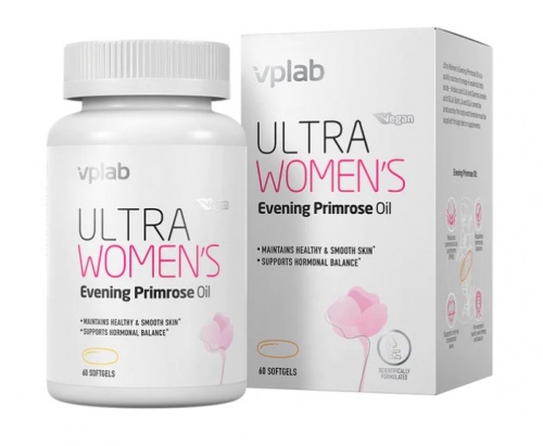 Масло Примулы VPLab Women's Evening Primrose Oil 60 капс