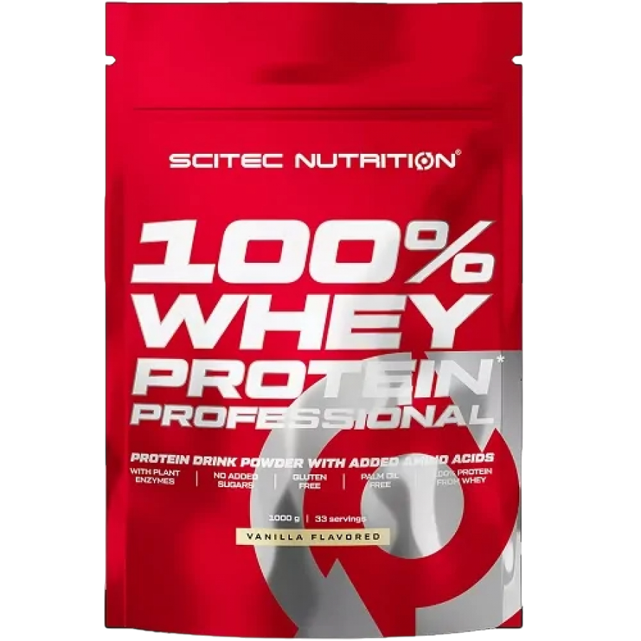 Сывороточный протеин Scitec 100% Whey Protein Prof 1000г