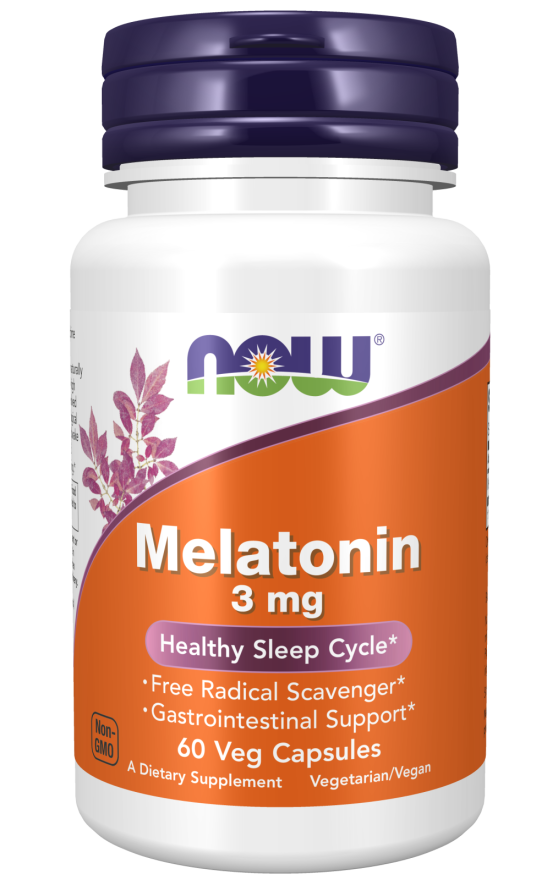 Мелатонин NOW Melatonin 3mg 60 капс