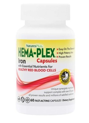 Железо NaturesPlus Hema-plex Iron 30 капс