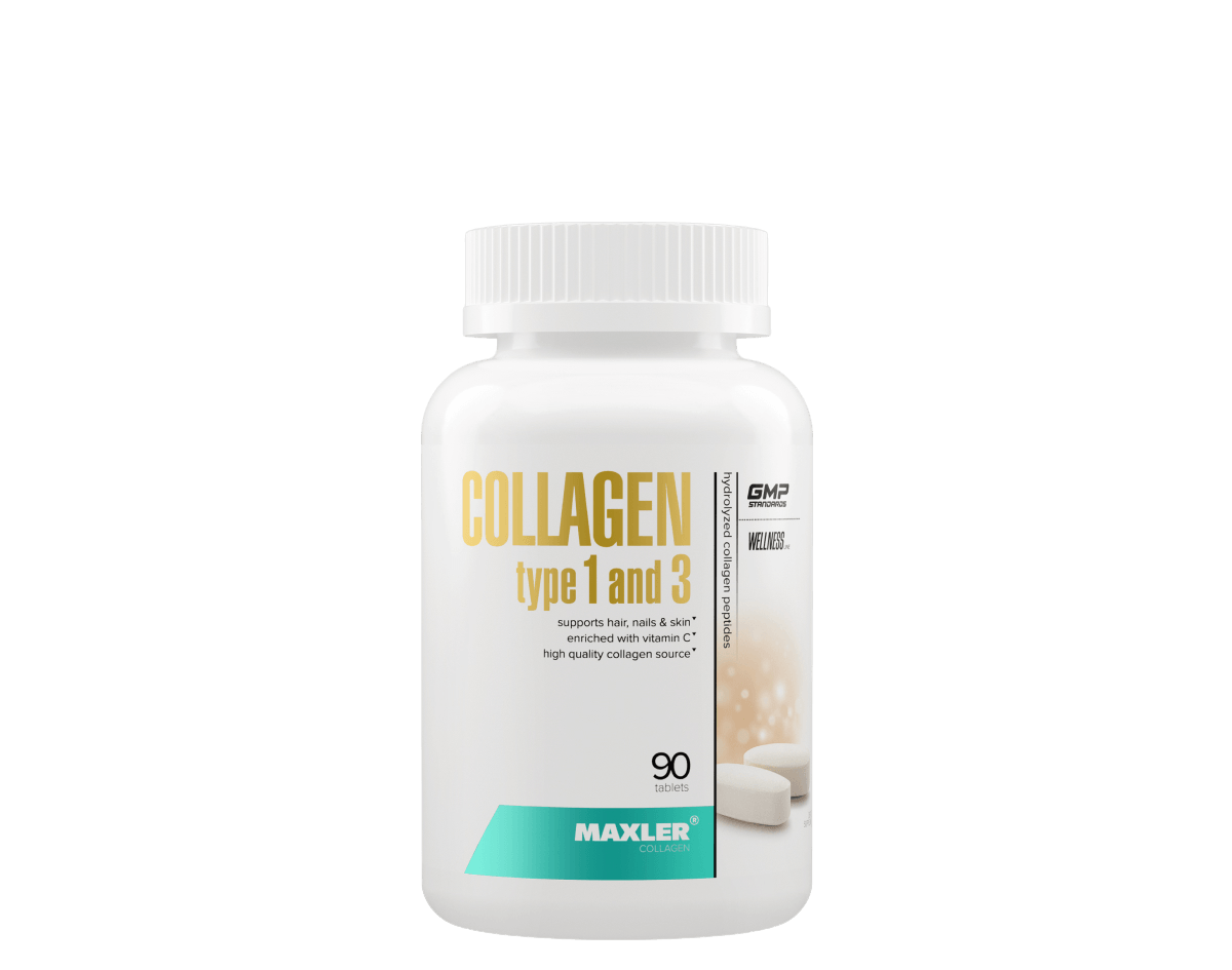 Коллаген 1 и 3 тип Maxler Collagen Type 1-3 90 таб