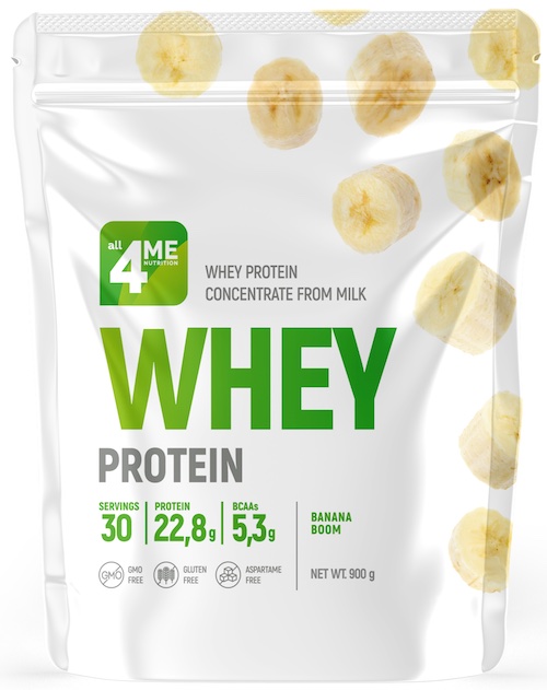 Сывороточный протеин all4ME Whey Protein 900гр