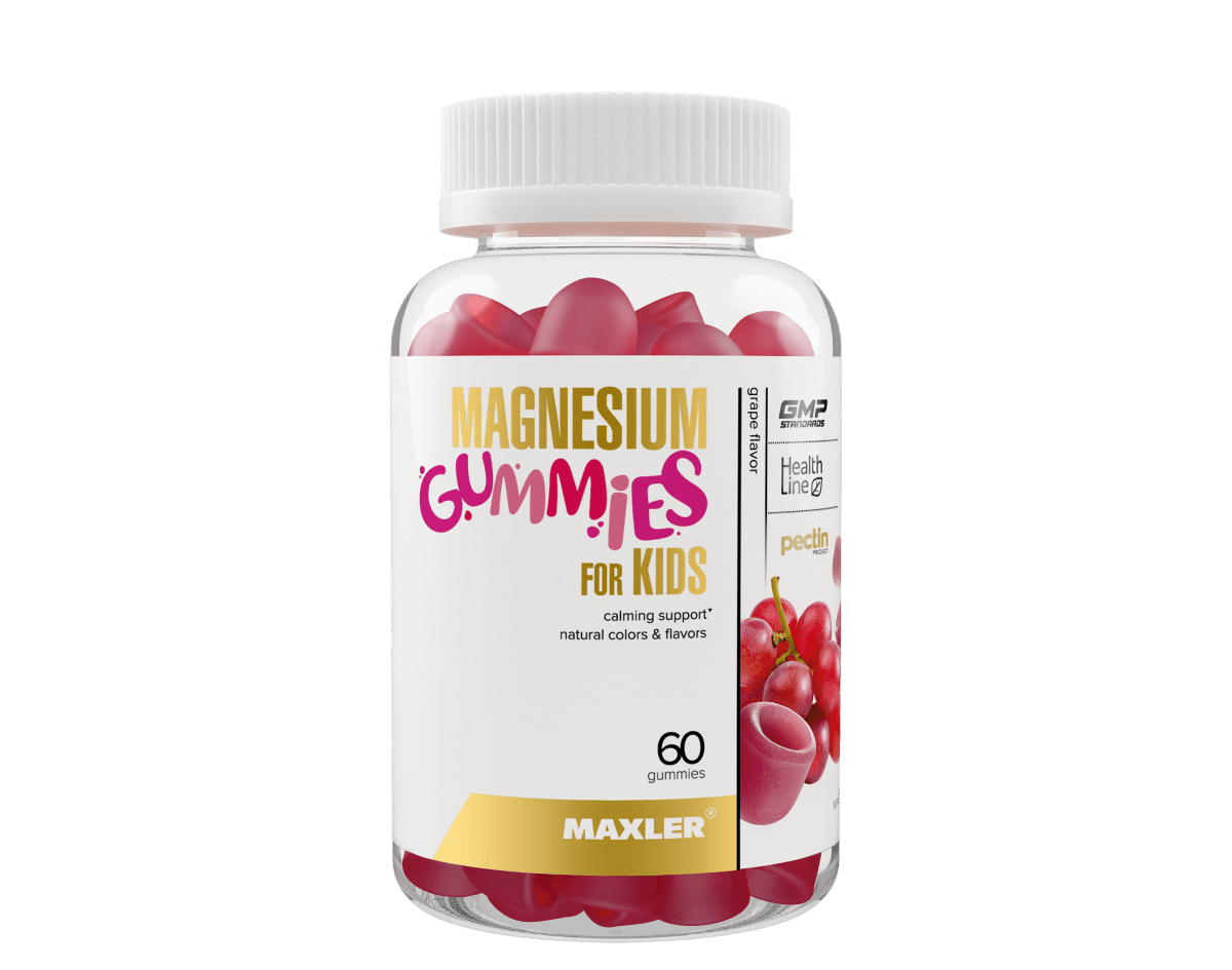 Магний Maxler Magnesium Gummies 60 желатинок