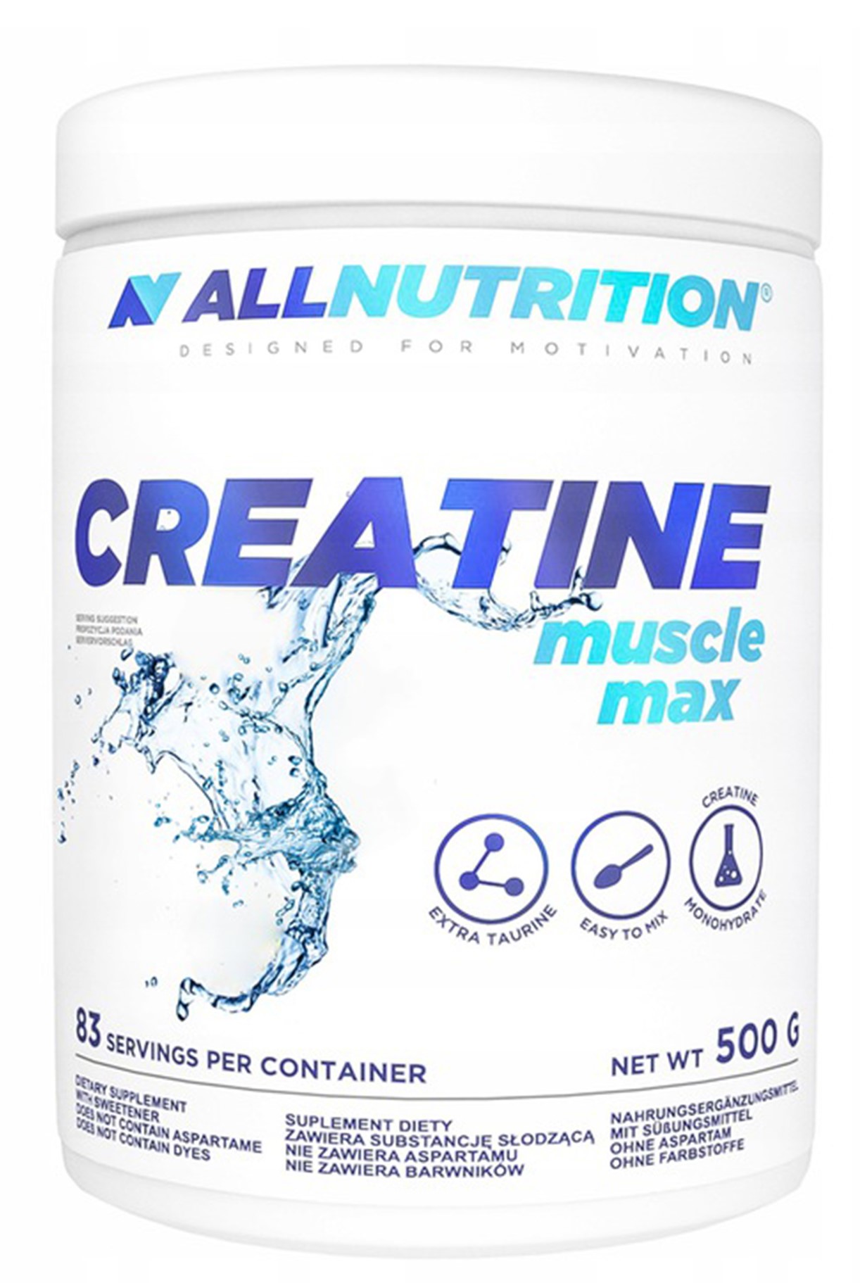 Креатин AllNutrition Creatine Muscle Max 500г