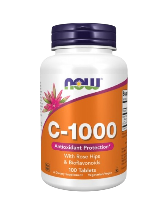 Витамин С Now Vitamin C 1000 с Дикой Розой И Биофлавоноидами 100 таб