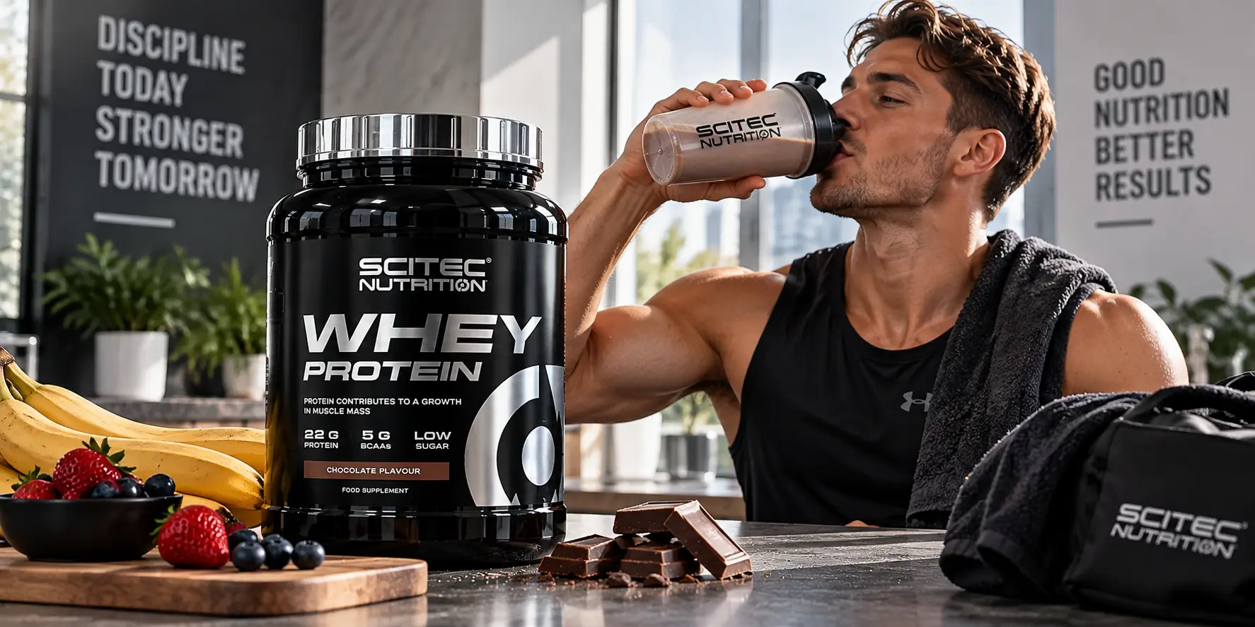 Scitec Whey: особенности протеина, состав и как принимать