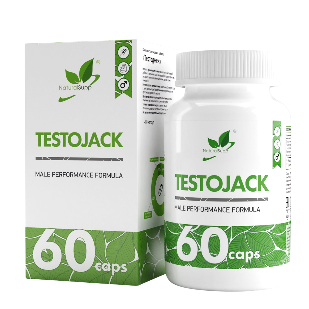 ТестоДжэк NaturalSupp TestoJack 60 капс