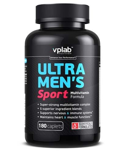 Мужские Витамины VPLab Ultra Men's Sport Multivitamin 180 капс
