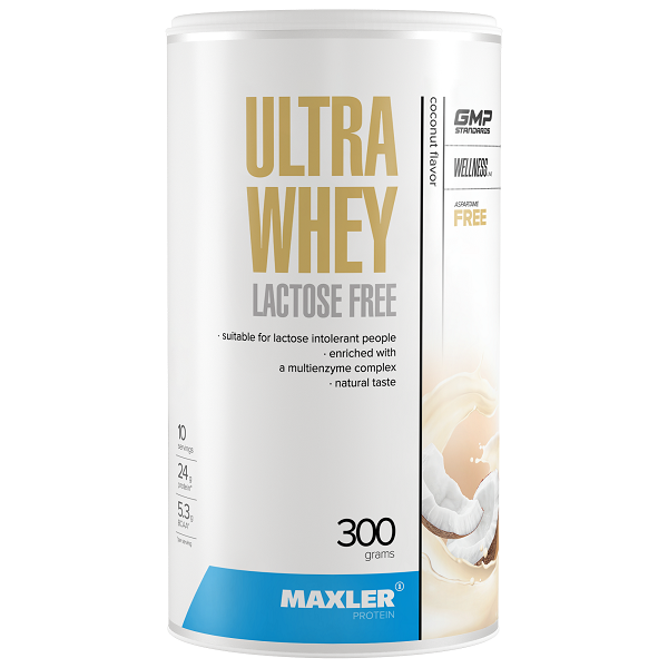 Протеин без лактозы Maxler Ultra Whey (lactose free) 300г