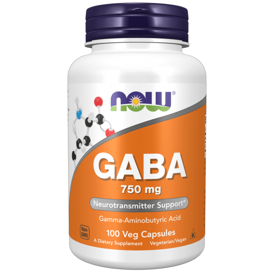 Габа Now Gaba 750mg 100 капс