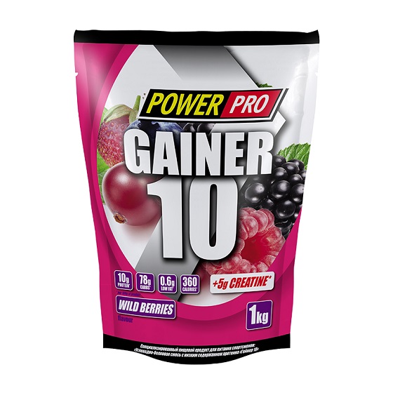 Гейнер PowerPro Gainer 10 1000г