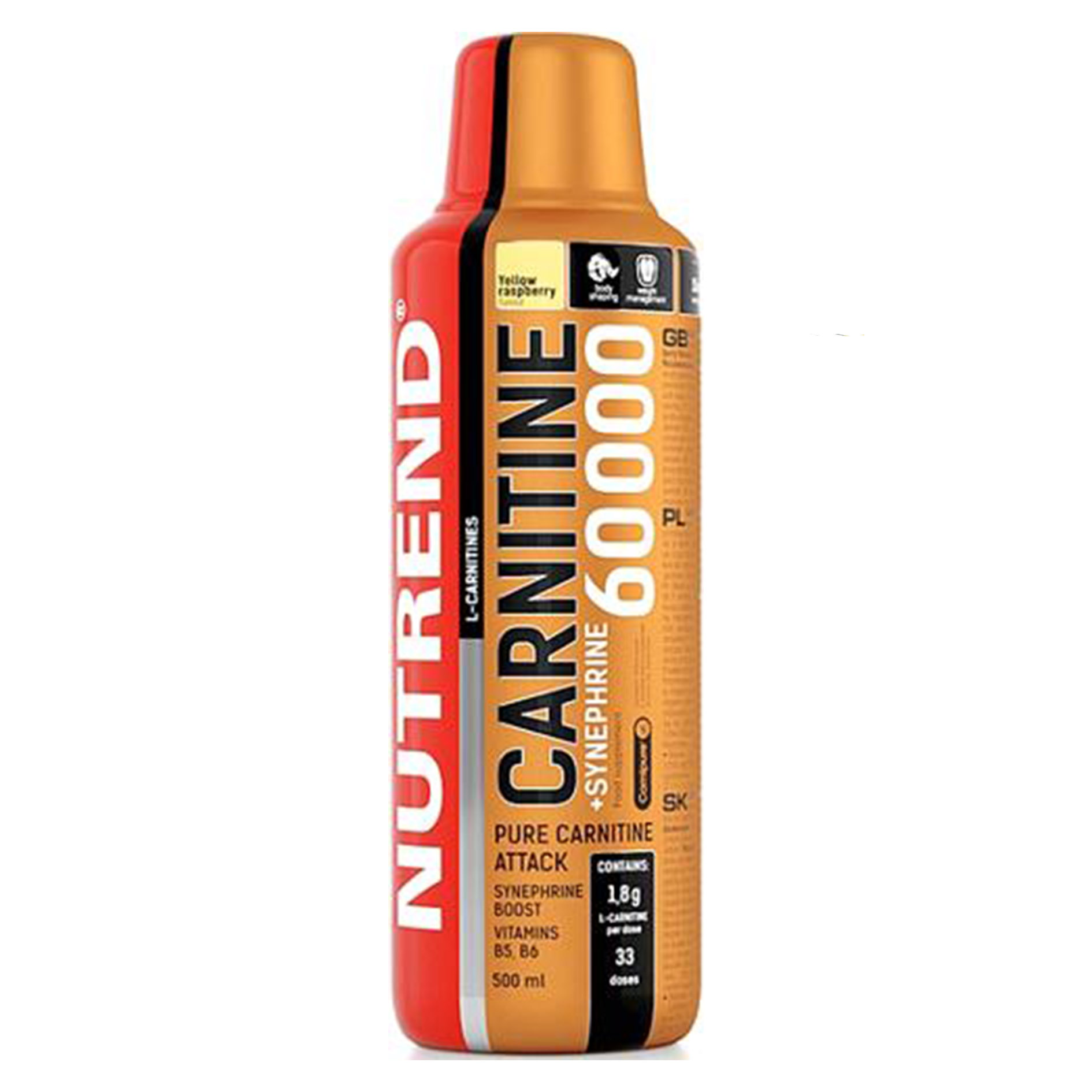 Л карнитин Nutrend L Carnitine 60.000 Синефрин 500мл